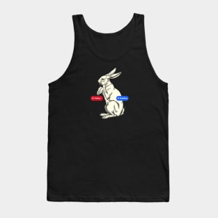 Follow/Unfollow the White Rabbit Tank Top